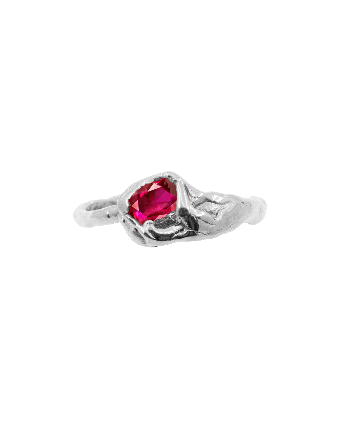 CLAVEL RUBY SOLID GOLD