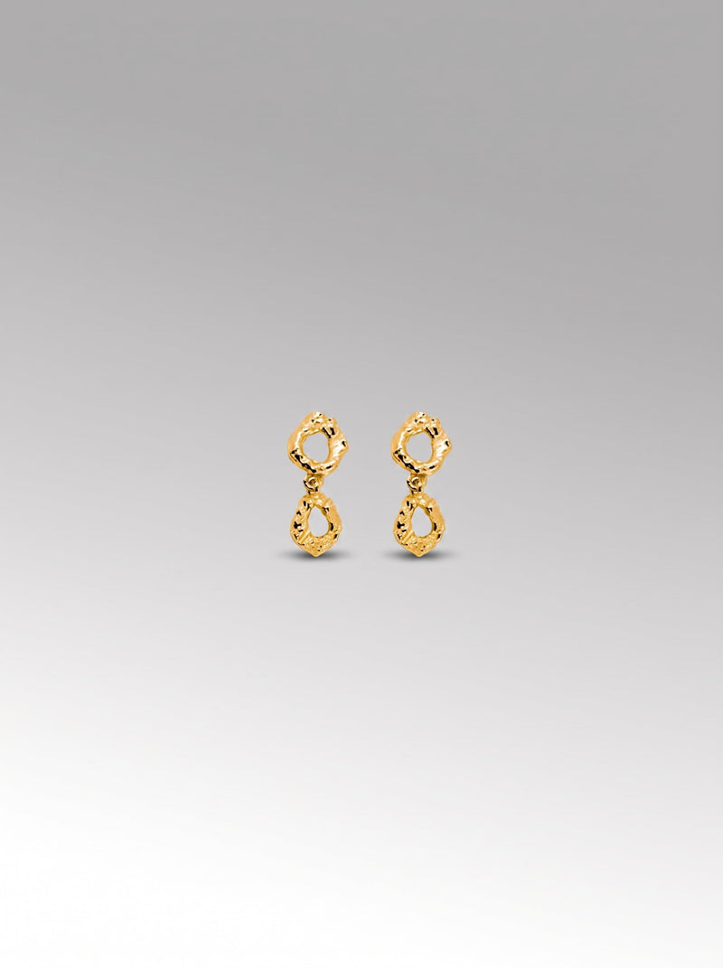 Cascada Mini earrings – Gold Plated