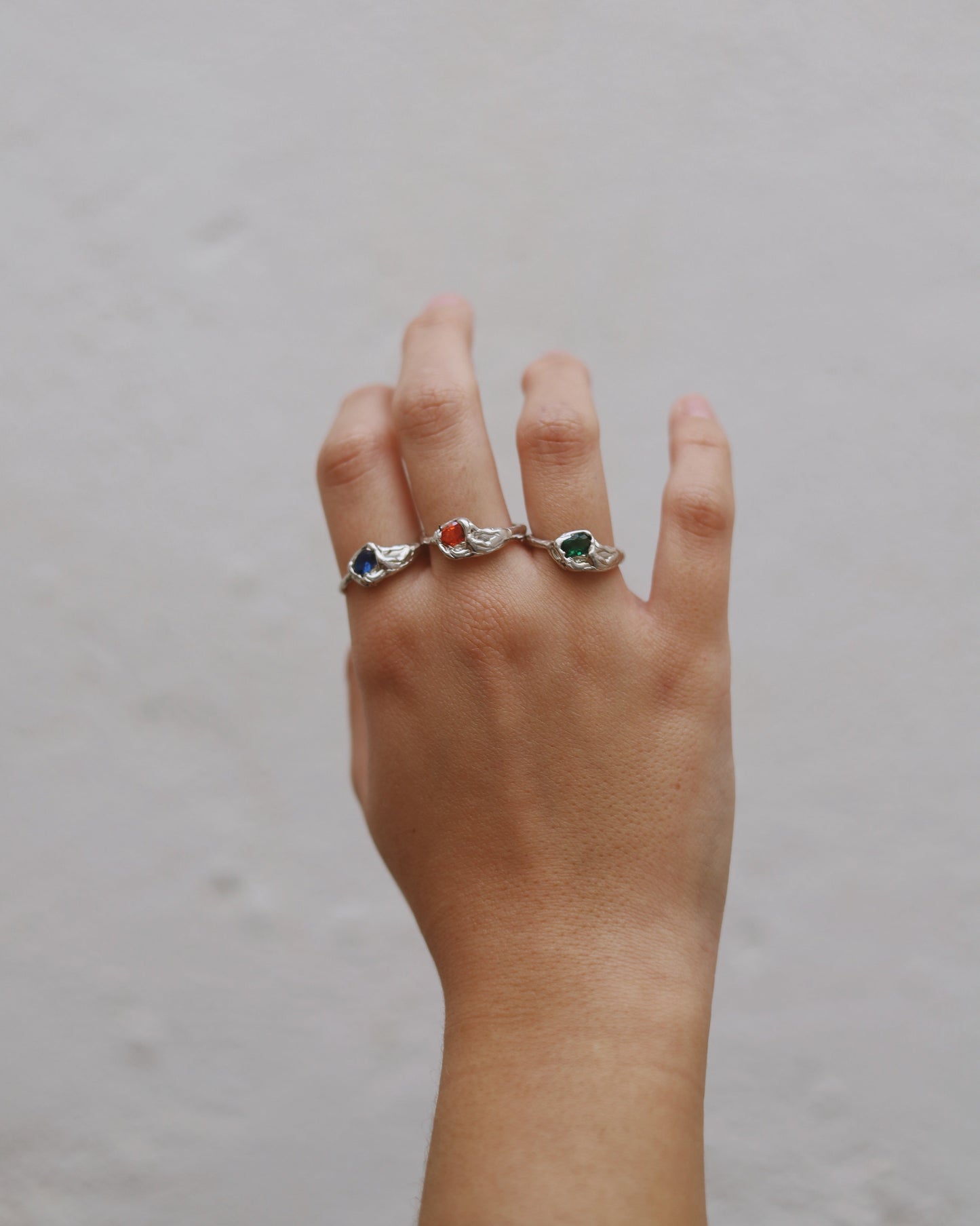 CLAVEL EMERALD SOLID GOLD