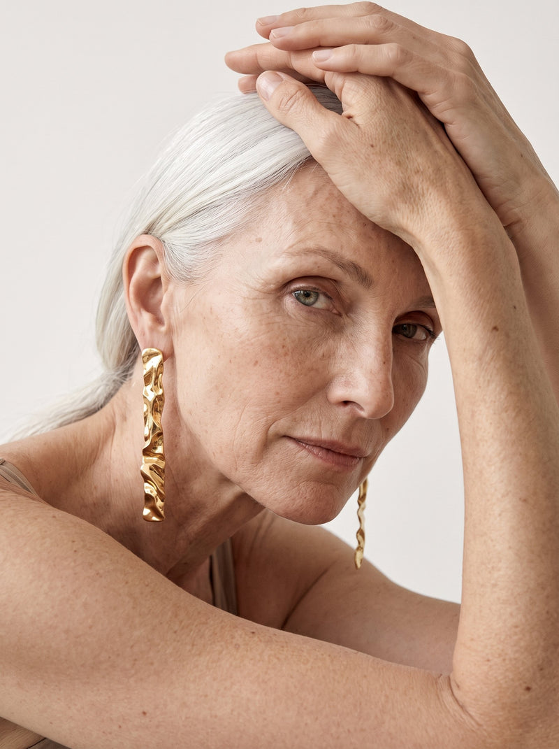 Clemence Earrings – Gold Plated