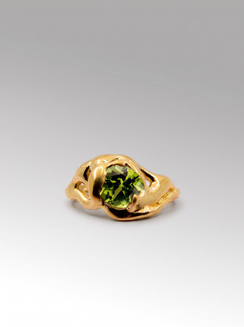 Dalia ring – Gold Plated / Peridot