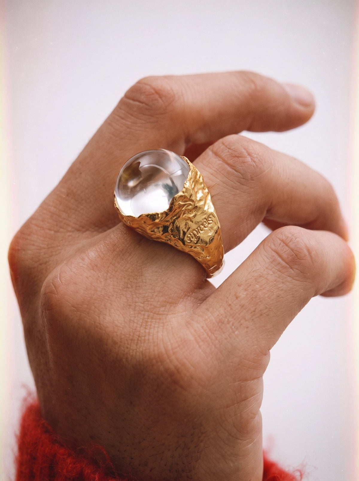 Esfera Ring – Gold Plated