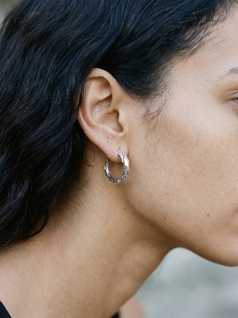 Los Aros de Mamá earrings – Silver