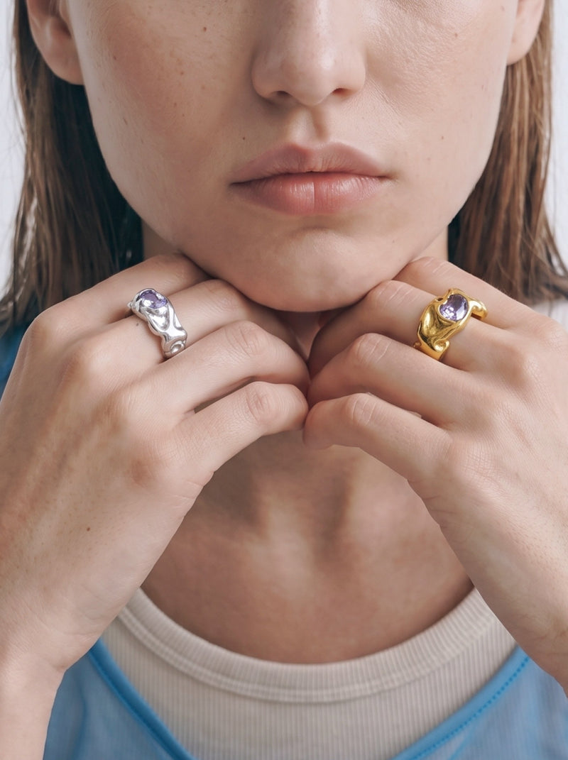 Medusa ring – Lavender