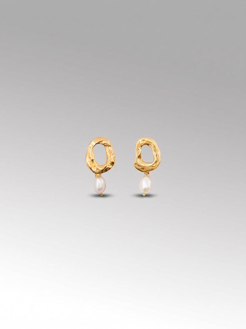 Mini Azores Perla earrings – Gold Plated