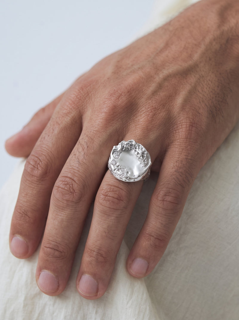 Sello de mi Novio ring – Silver