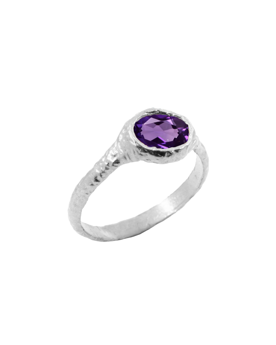 COCODRILO AMETHYST SOLID GOLD