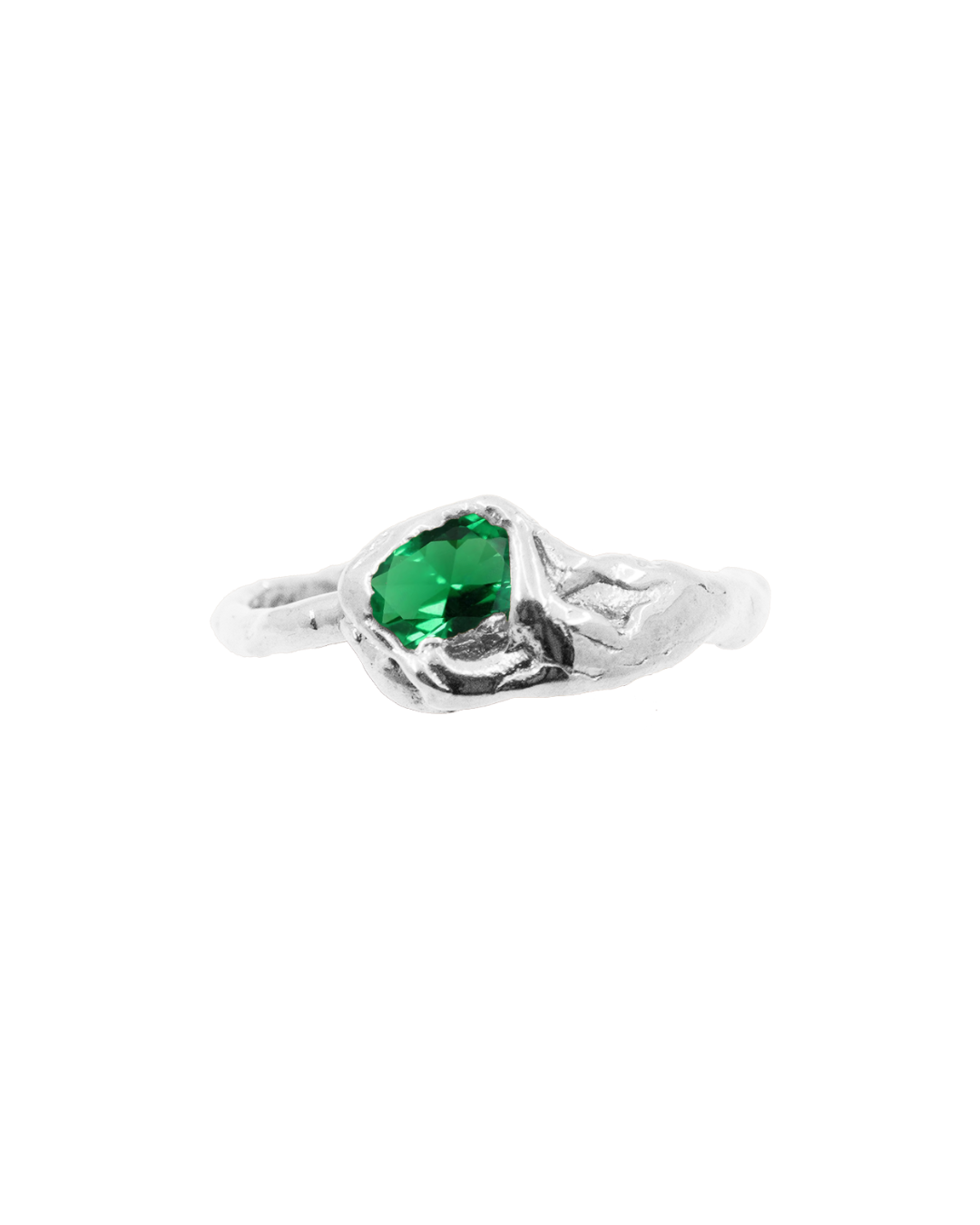 CLAVEL EMERALD SOLID GOLD