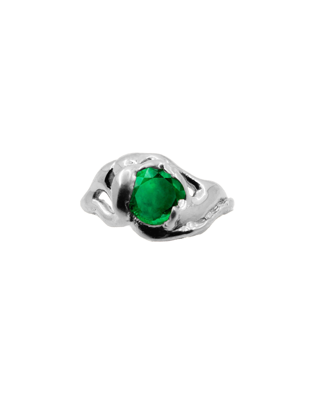 DALIA EMERALD SOLID GOLD
