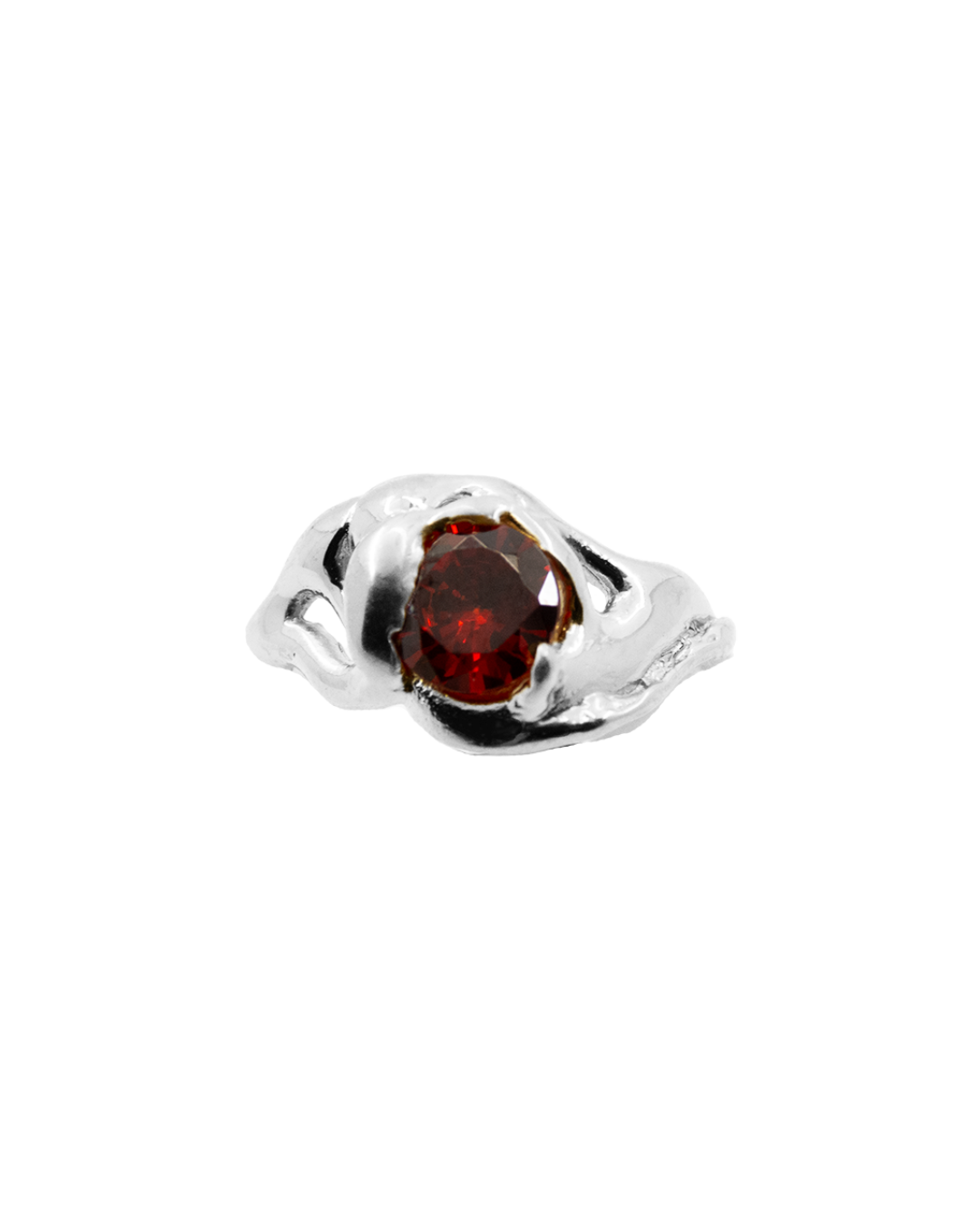 DALIA GARNET SOLID GOLD