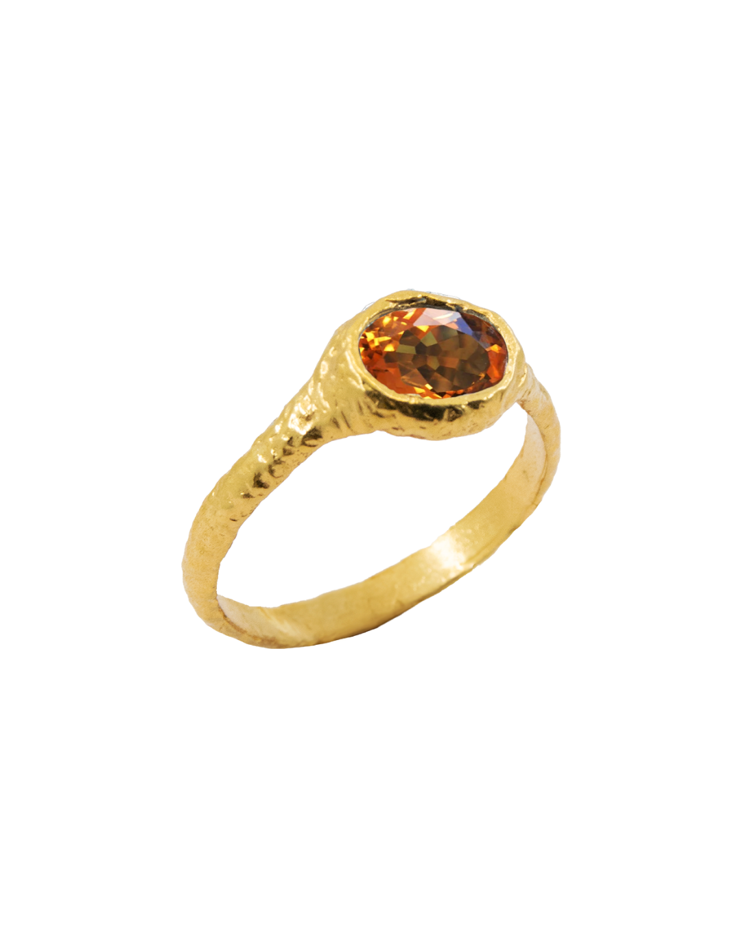 COCODRILO CITRINE SOLID GOLD