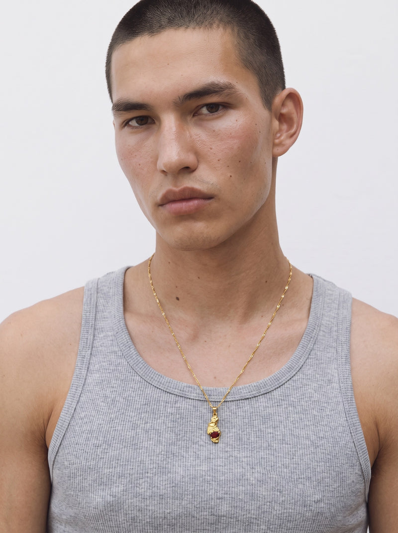 Lava necklace – Gold Plated
