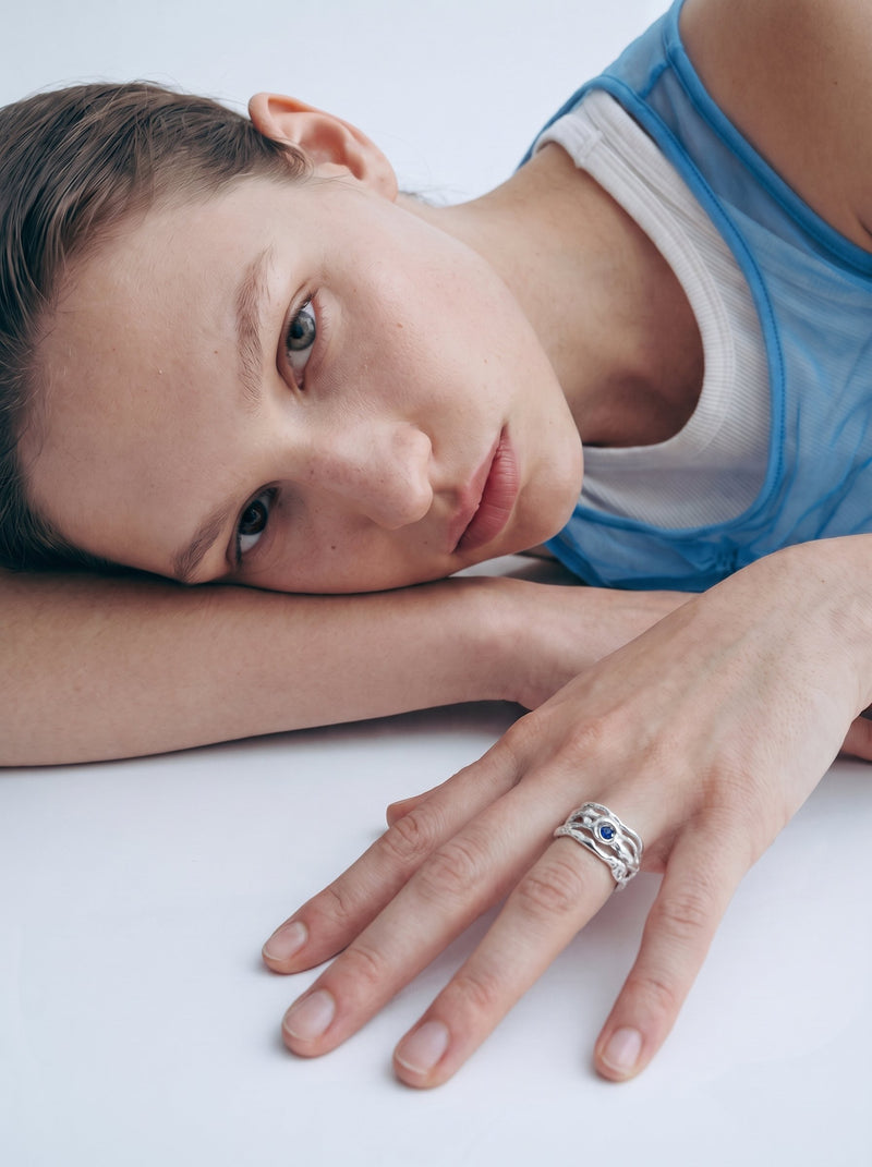 Calendula ring – Silver