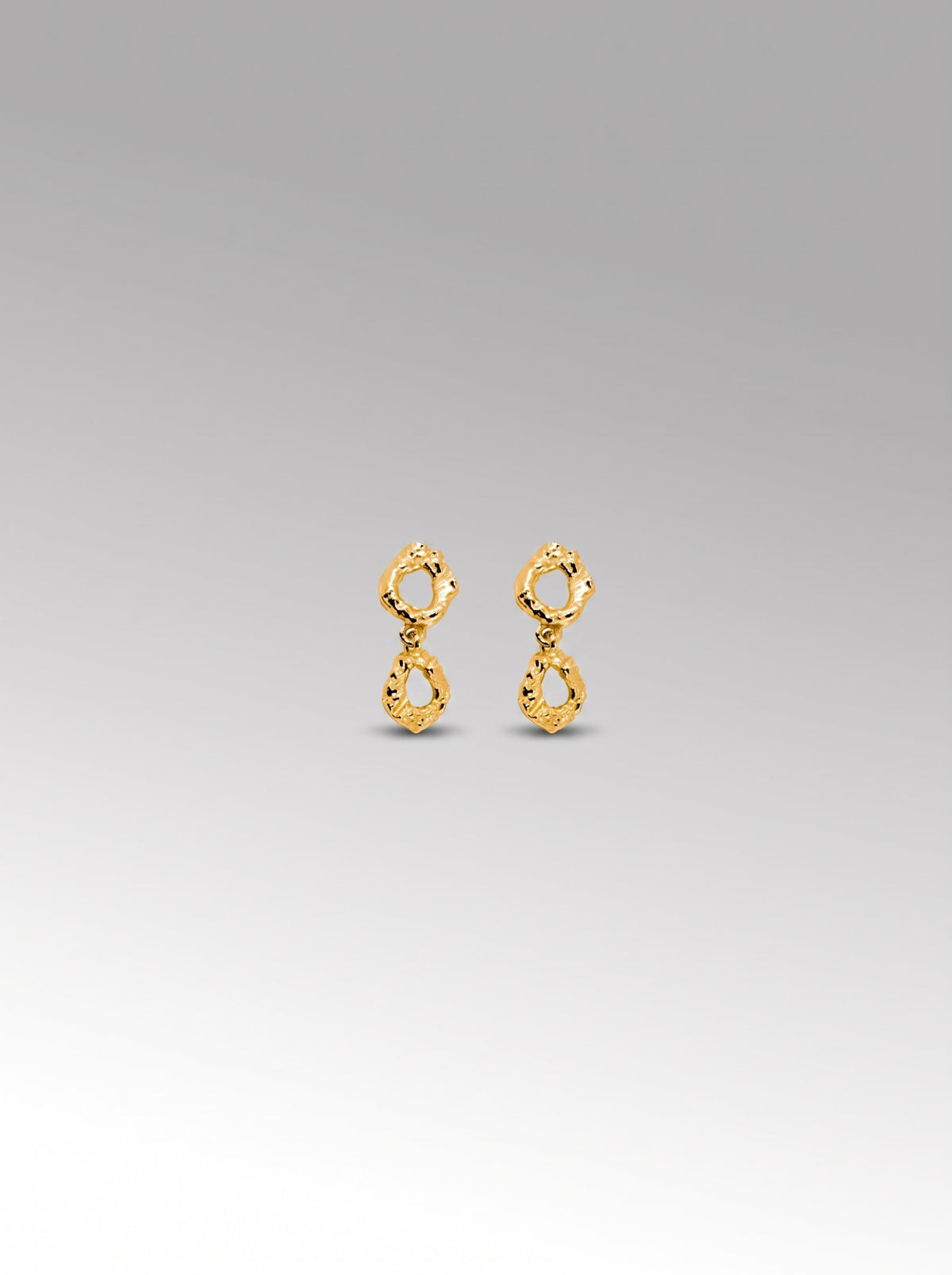 Cascada Mini earrings – Gold Plated