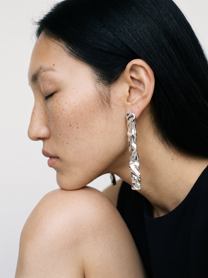 Clemence Earrings – Silver