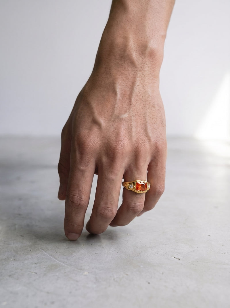 David ring – Gold Plated
