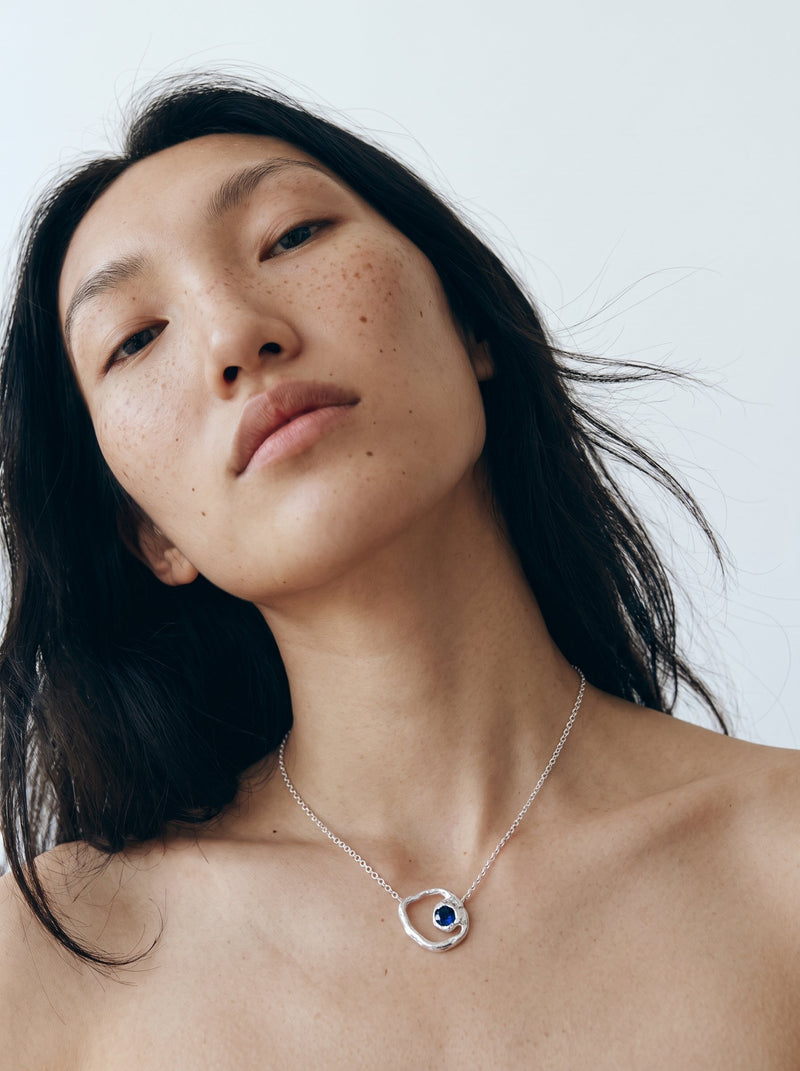 Halo Necklace – Silver