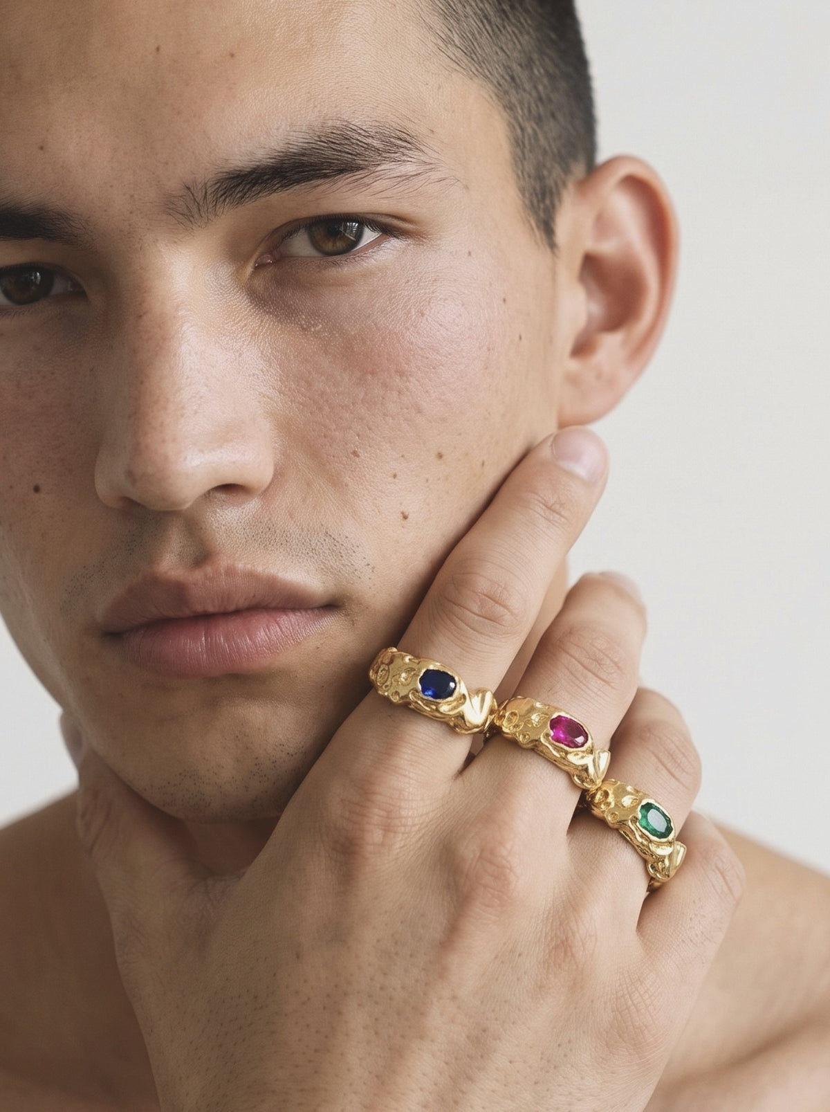 Judy ring – Gold Plated / Emerald / Ruby / Sapphire