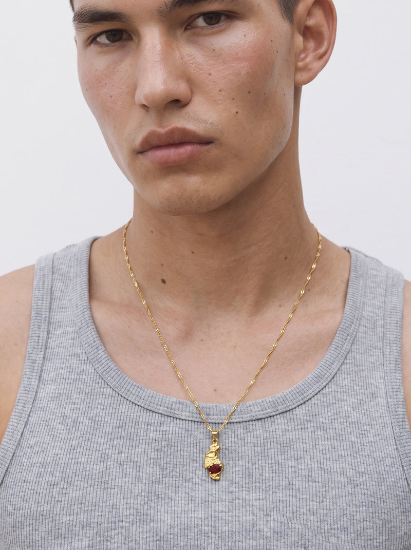 Lava necklace – Gold Plated