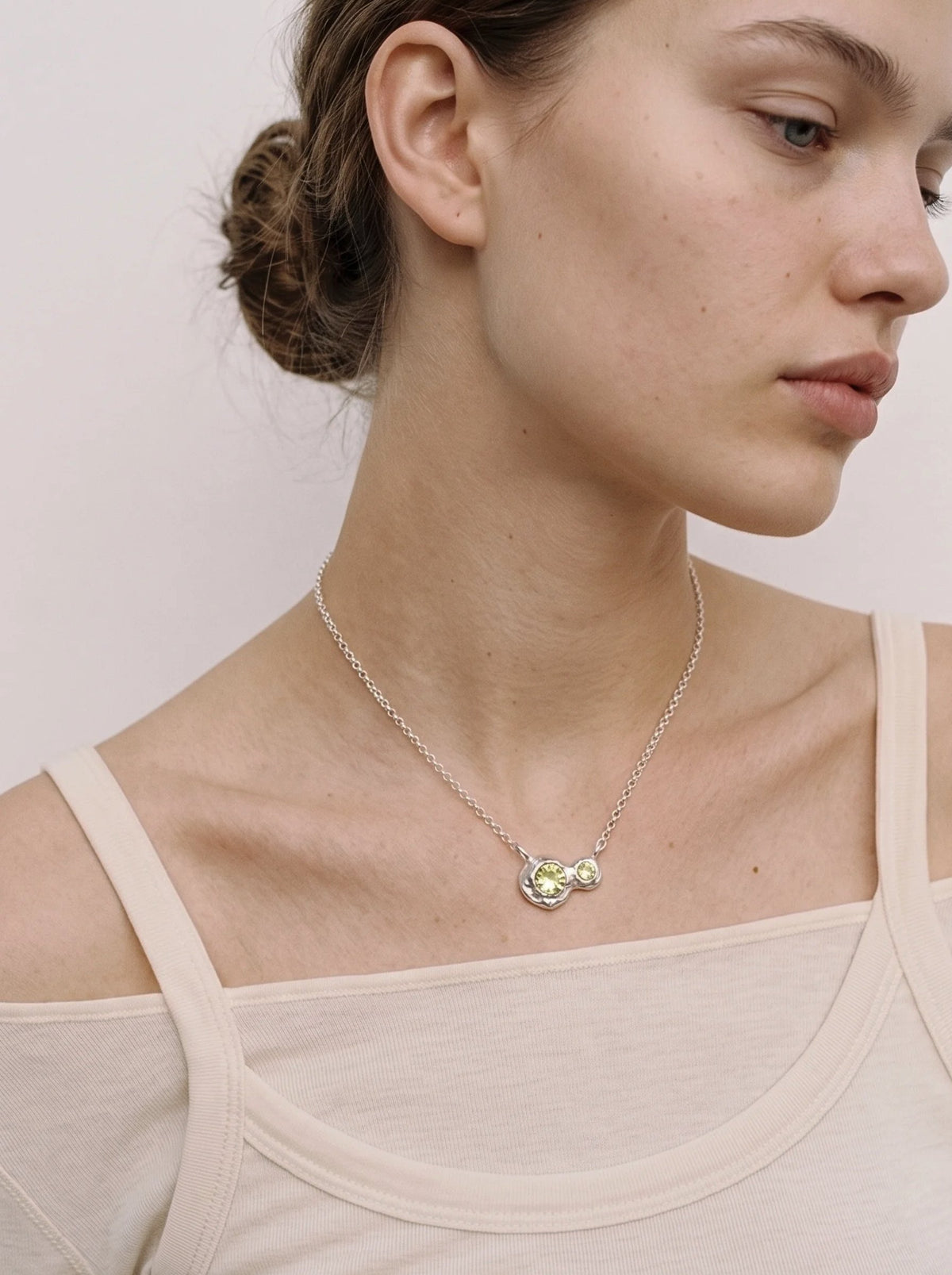Mellizos Necklace – Silver