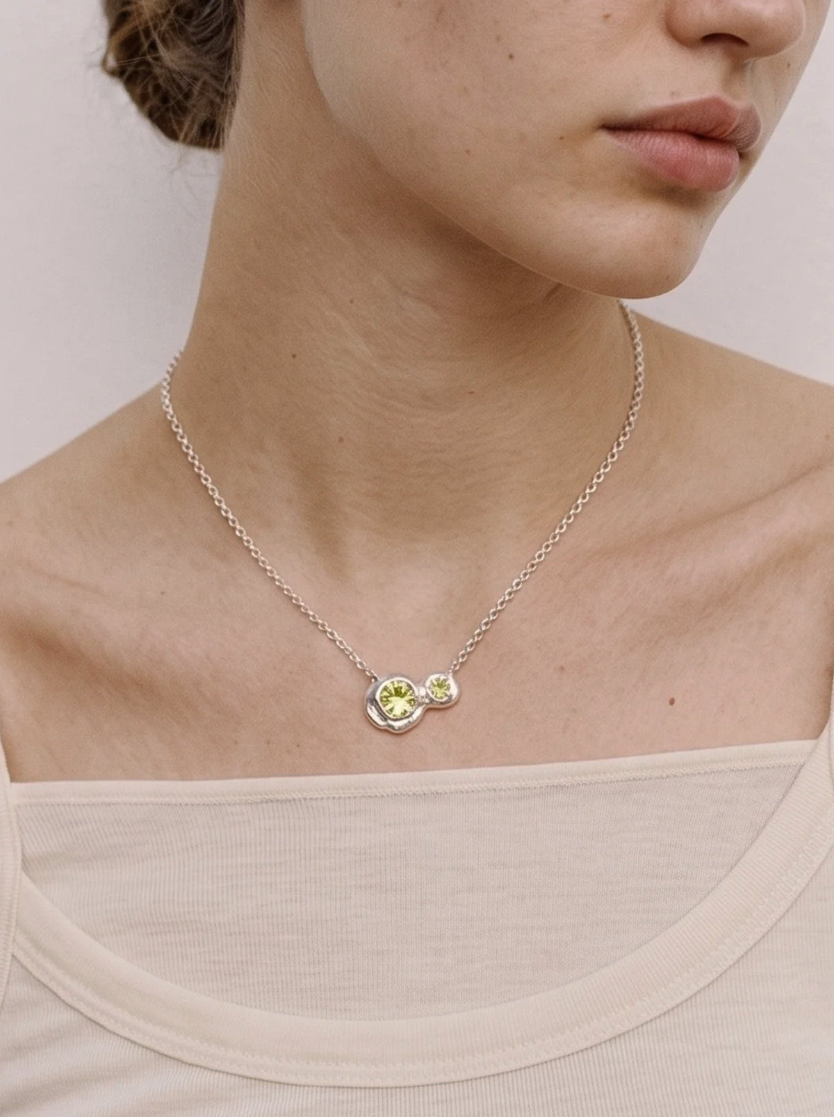 Mellizos Necklace – Silver