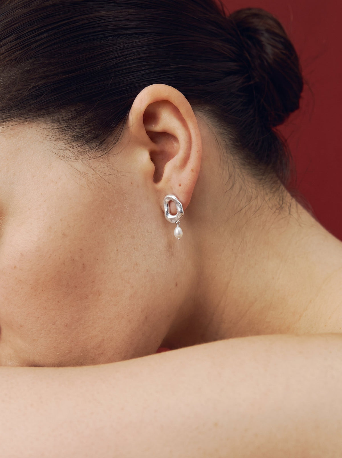 Mini Azores Perla earrings – Silver