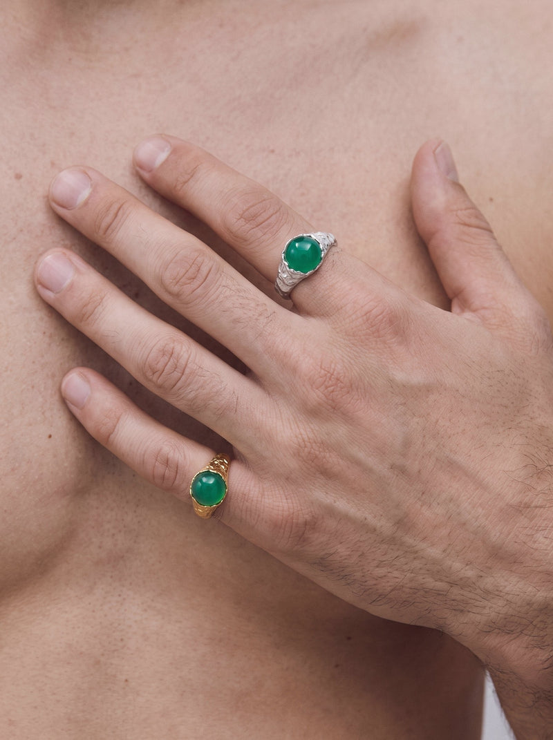 Planeta Ring – Chrysoprase