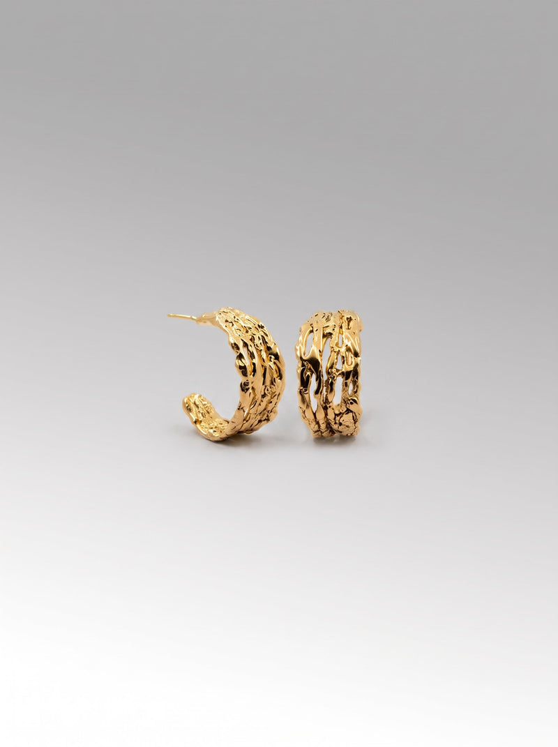 Ramo Hoops – Gold Plated