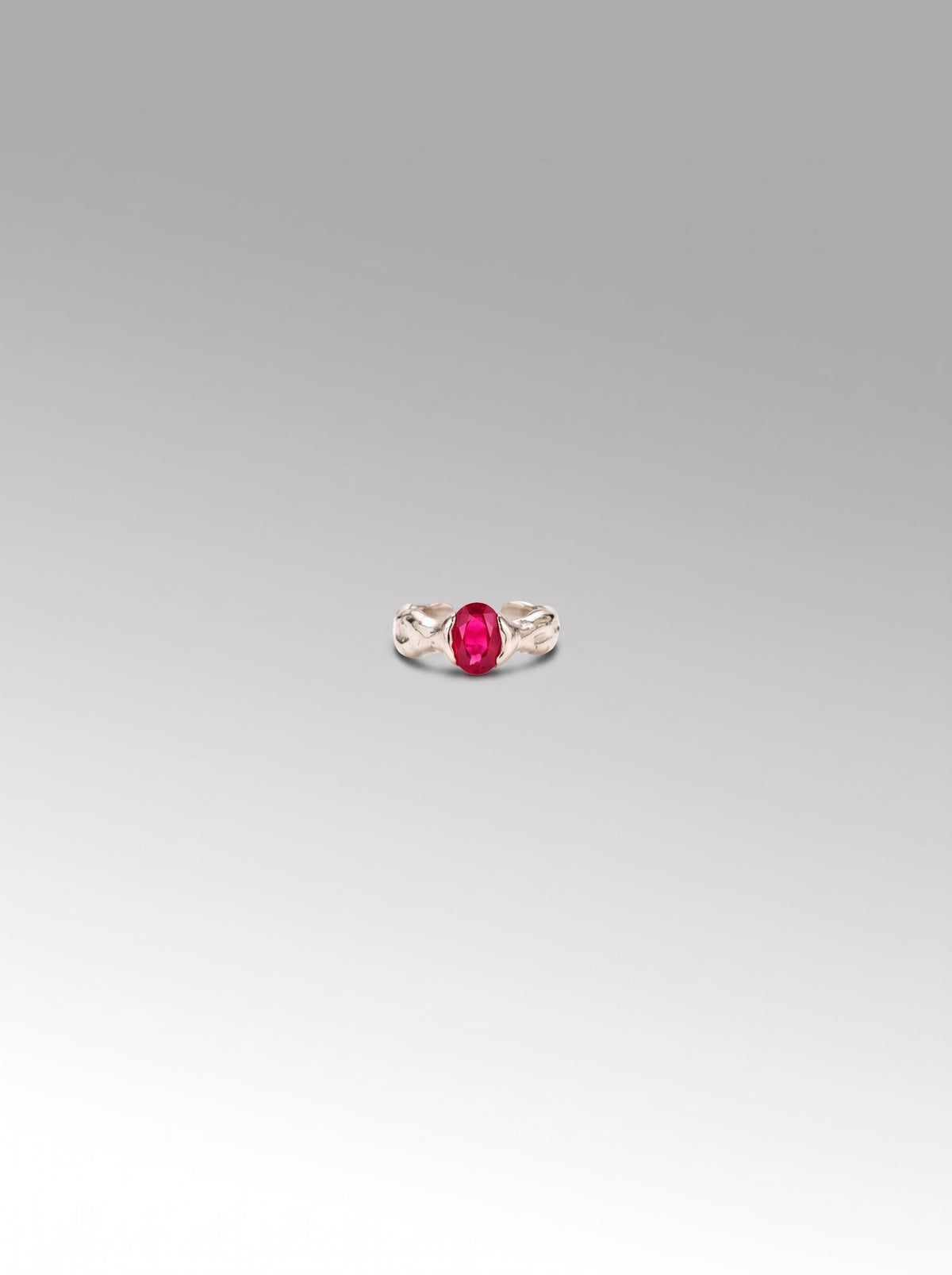 Salina Ruby earrings – Silver