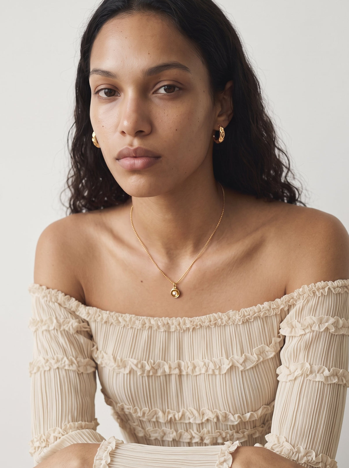 Satélite necklace – Gold Plated