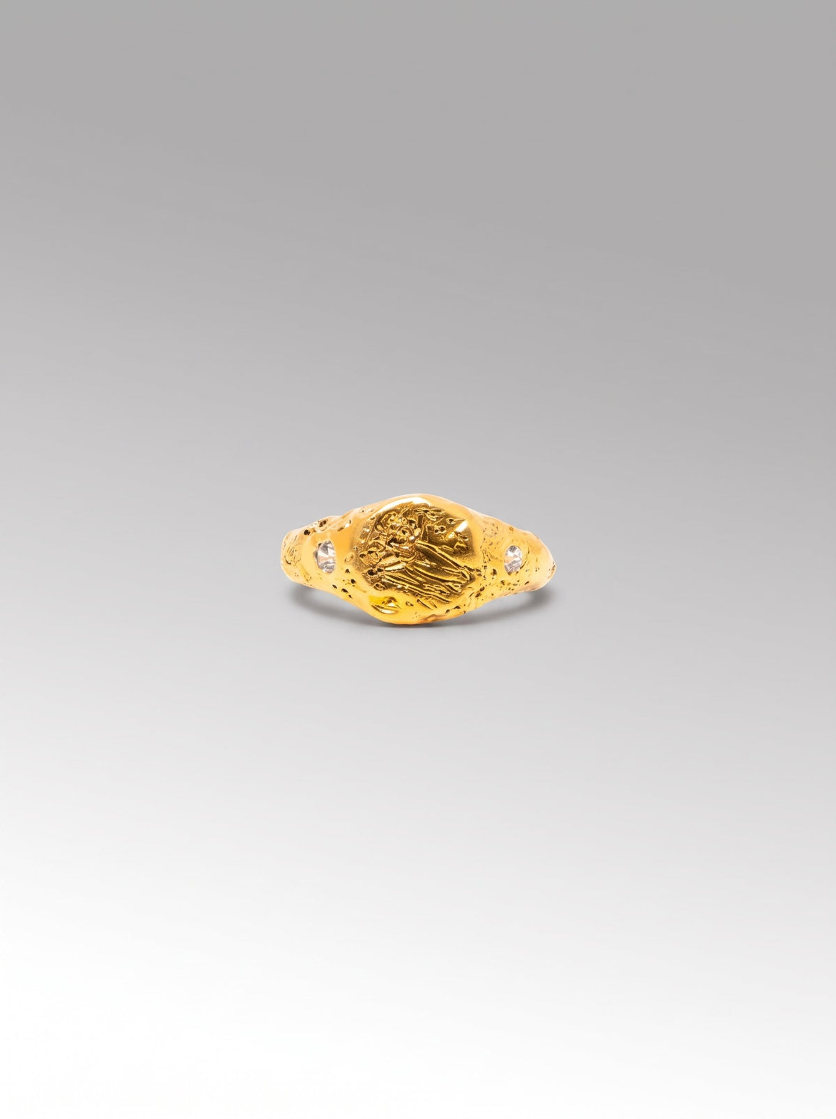 Sello para el Meñique ring – Gold Plated