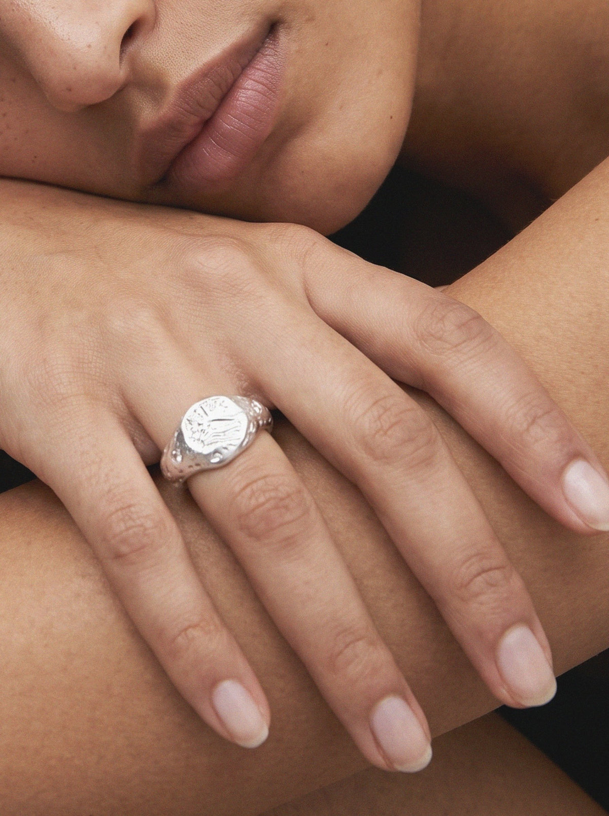 Sello para el Meñique ring – Silver