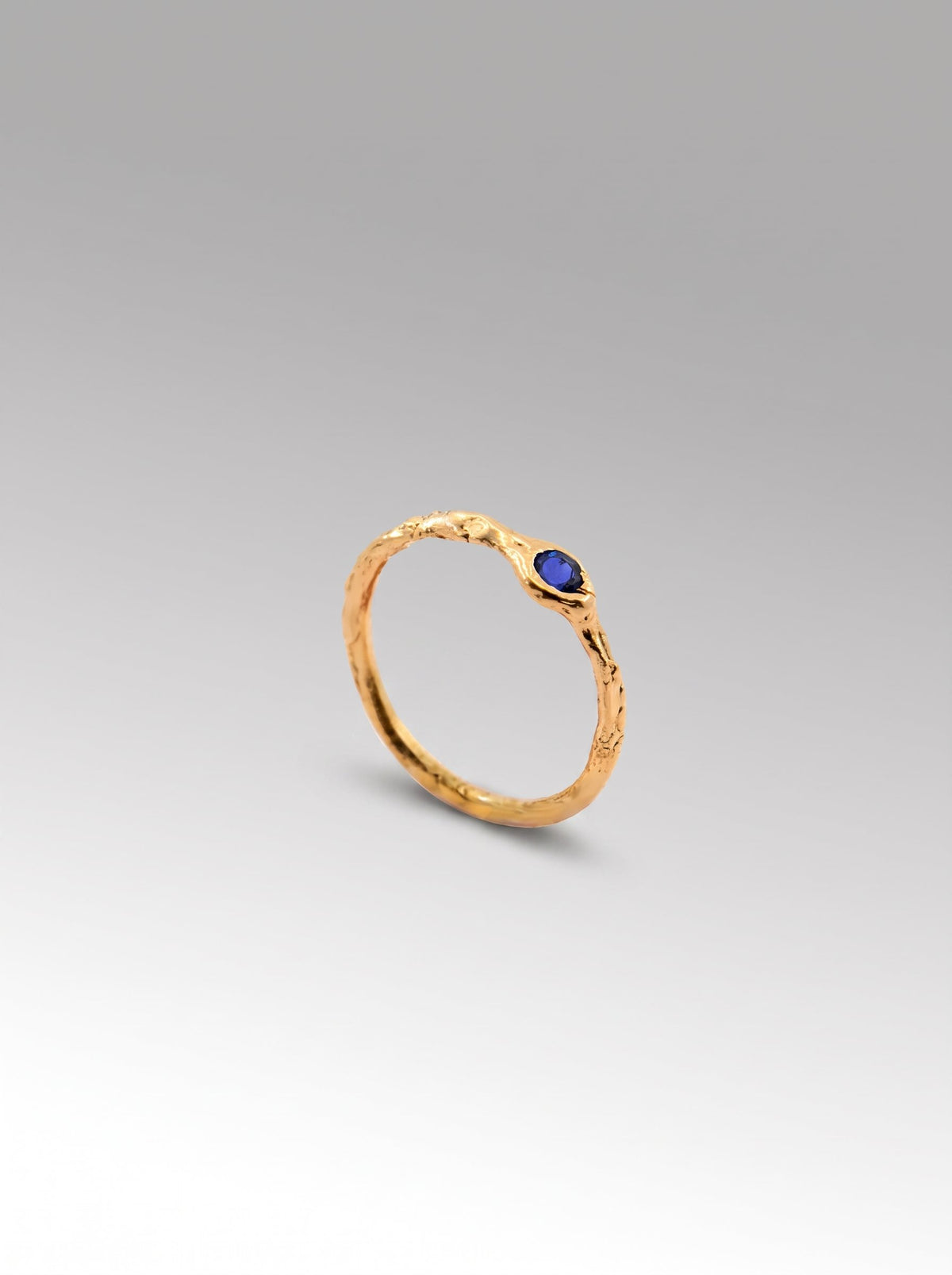 Tallo ring – Gold Plated / Sapphire