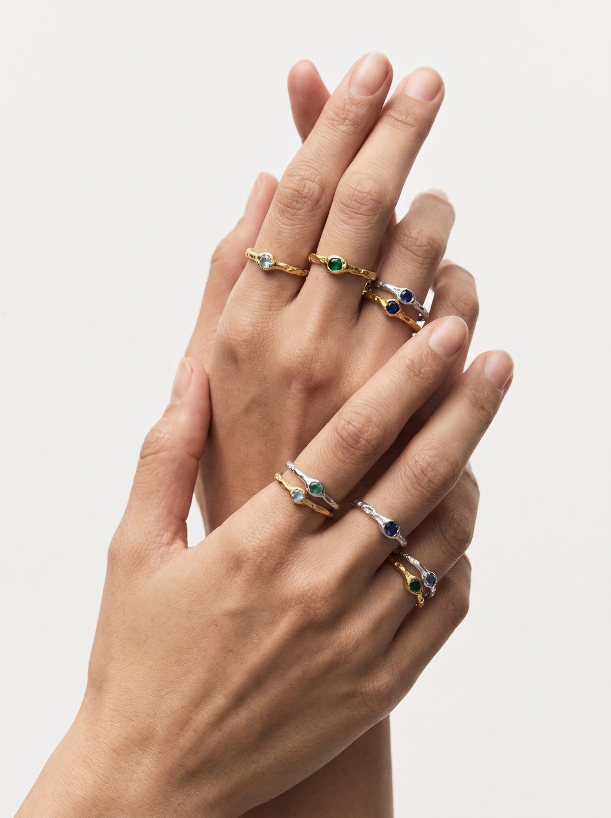 Tallo ring – Emerald / Sapphire / Aquamarine