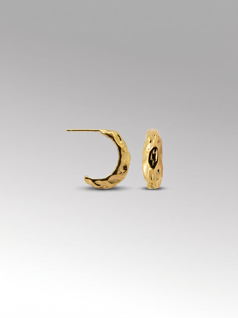 Vela Hoops – Gold Plated