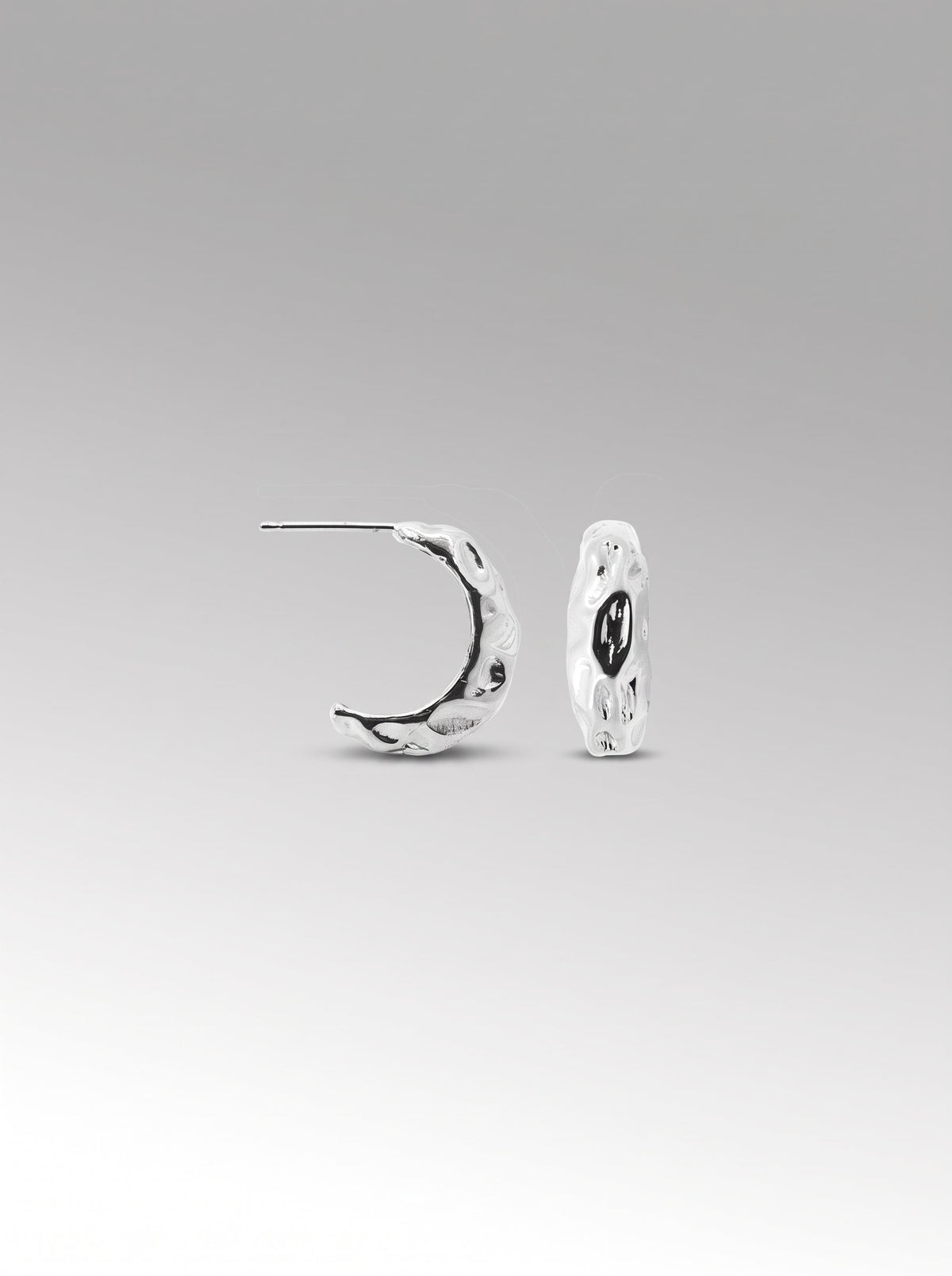 Vela Hoops – Silver
